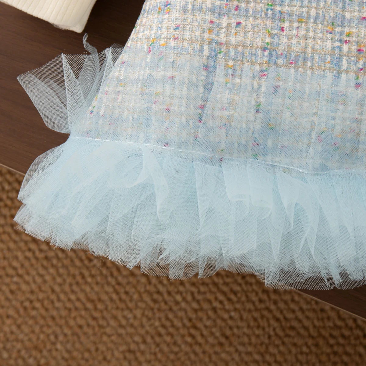 Bow & Mesh Princess Dress – Baby Girl (9M–3T)
