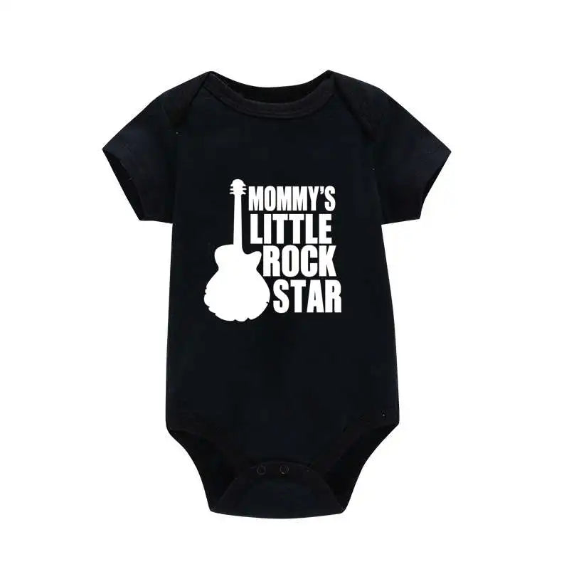 Mommy's Little Rock Star Graphic Bodysuit – Unisex (0–24M)