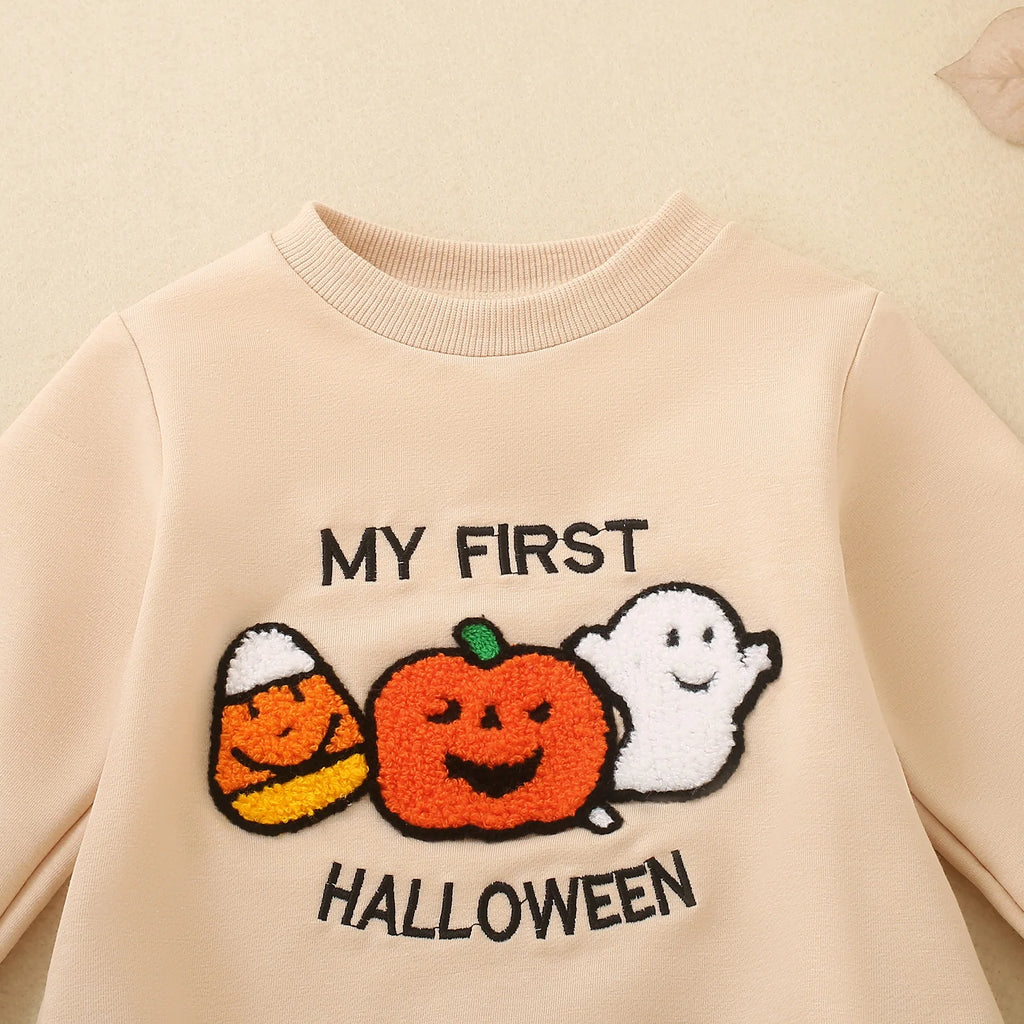 My First Halloween Embroidered Romper – Unisex (0–18M)