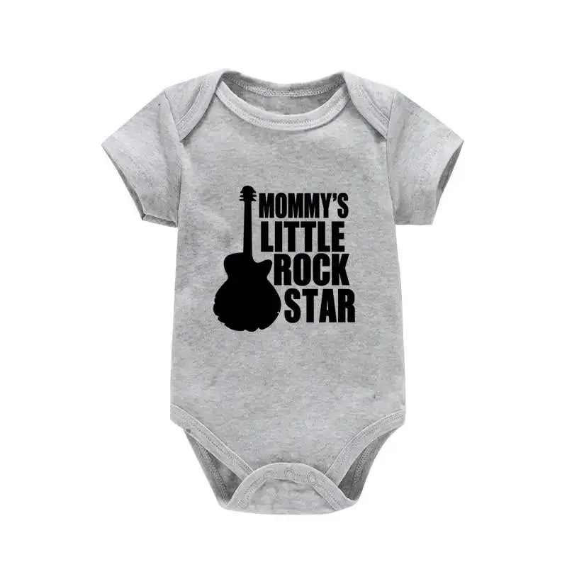 Mommy's Little Rock Star Graphic Bodysuit – Unisex (0–24M)