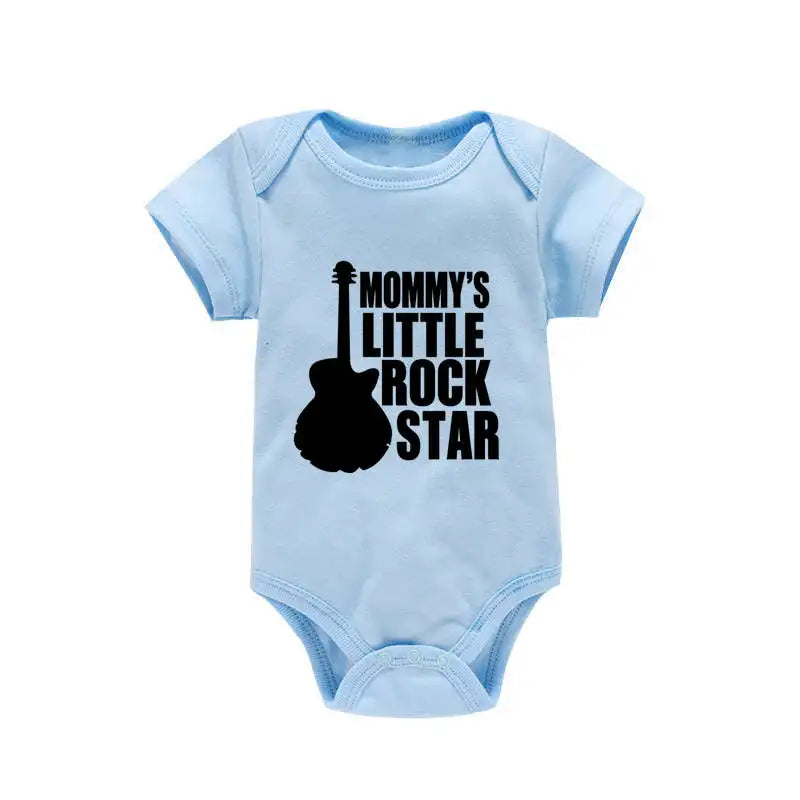 Mommy's Little Rock Star Graphic Bodysuit – Unisex (0–24M)