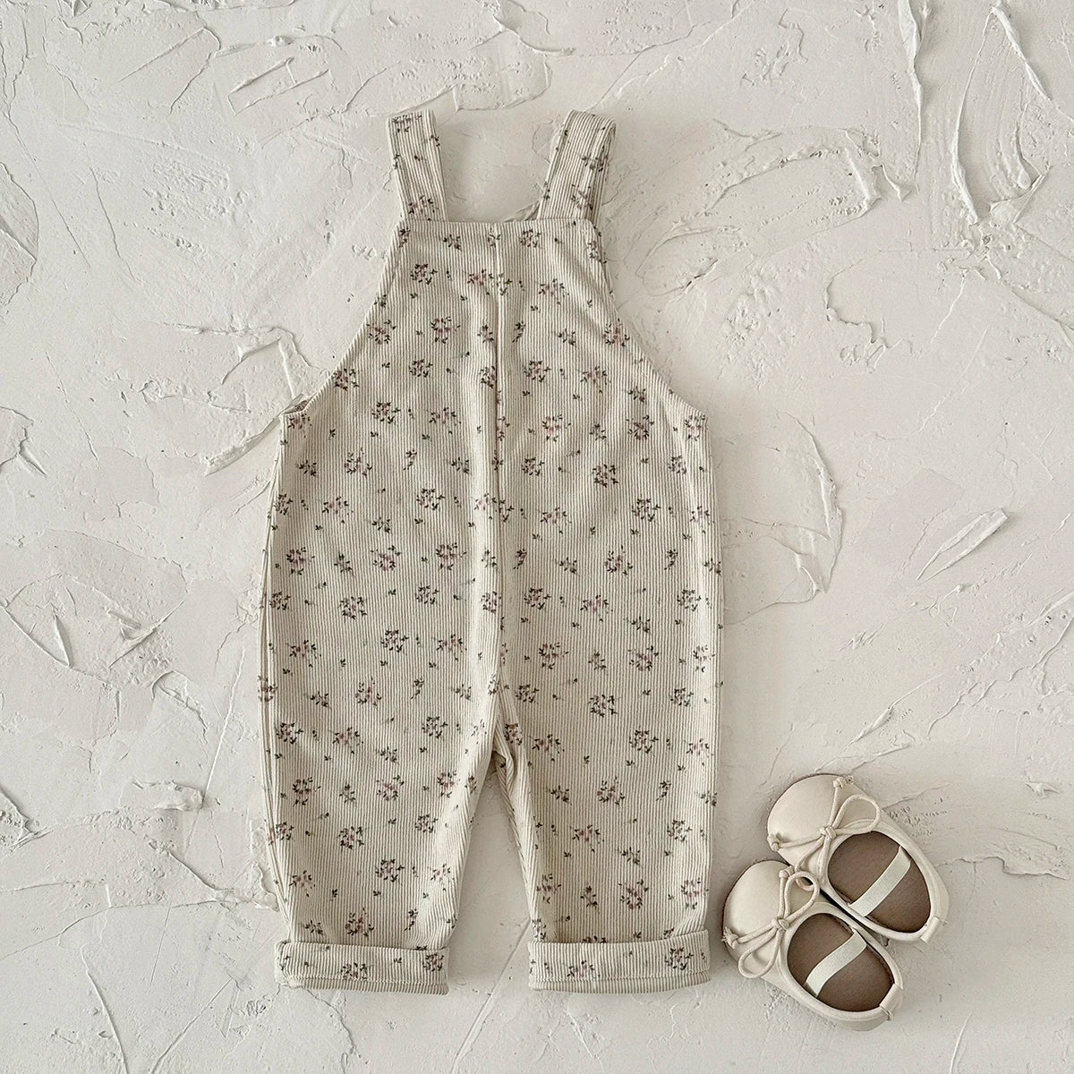Floral Sleeveless Jumpsuit – Baby Girl (6M–3T)