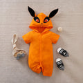 Fox Cartoon Short-Sleeve Romper – Baby (0M–18M)