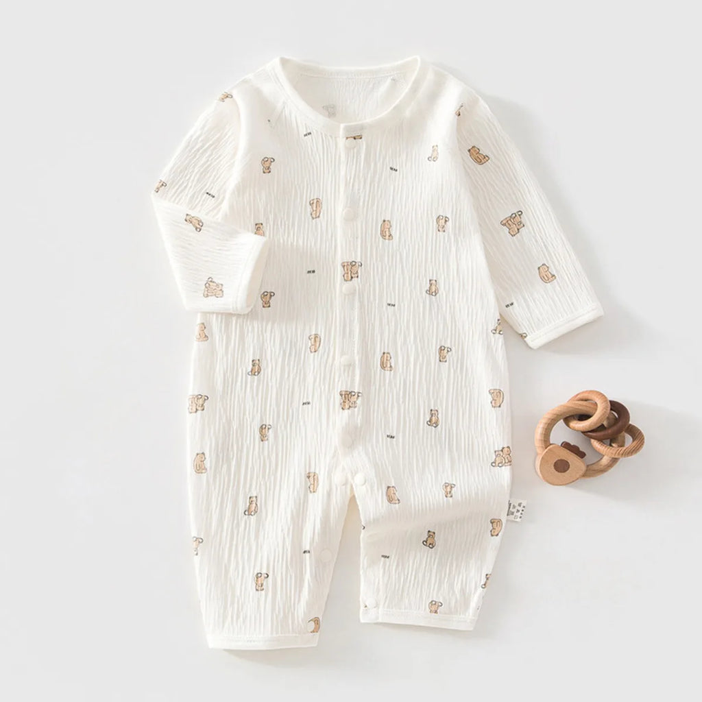 Pure Cotton Snap-Closure Onesie – Baby (3M–18M)