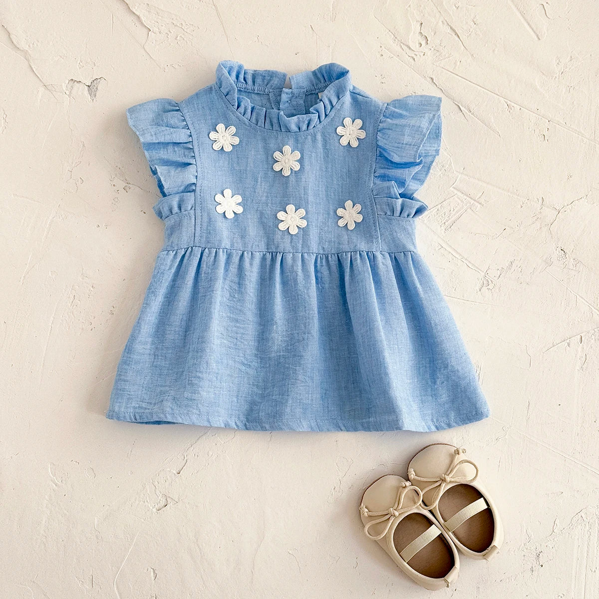 Floral Princess Dress – Baby Girl (6M–3T)