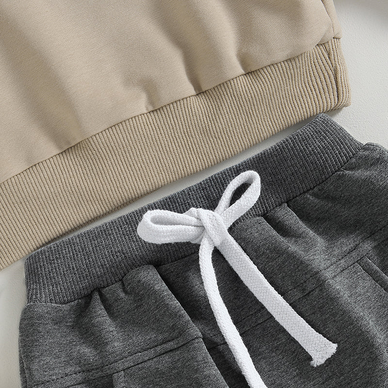 Little Dude Sweatshirt & Sweatpants Combo