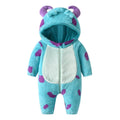 Animal Hooded Fleece Jumpsuit – Unisex (12M–5T)