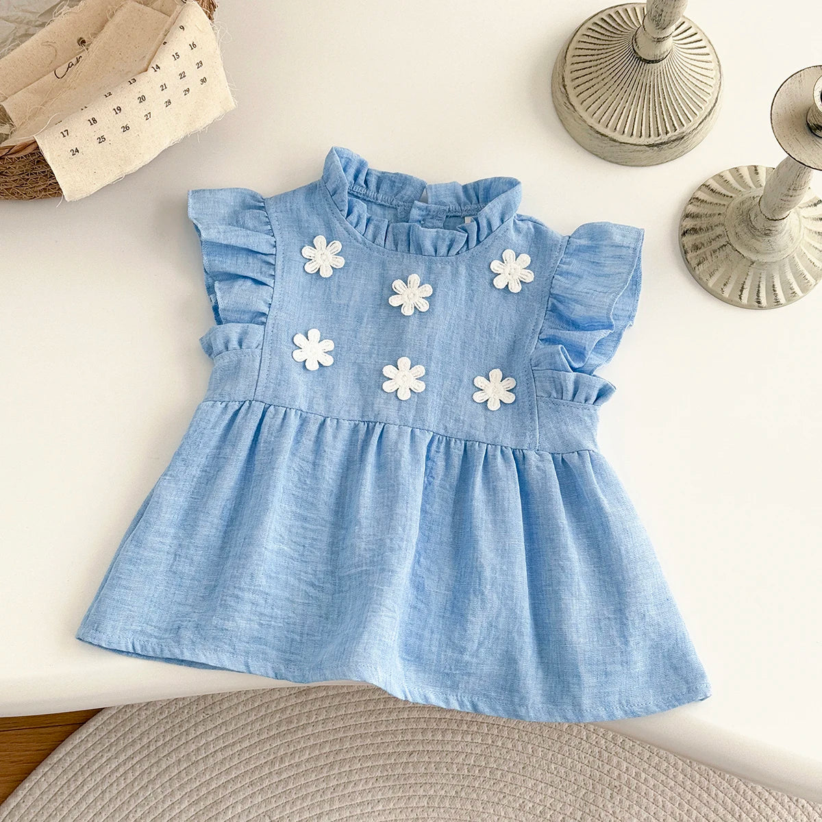 Floral Princess Dress – Baby Girl (6M–3T)