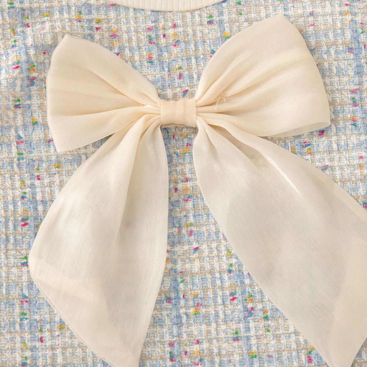 Bow & Mesh Princess Dress – Baby Girl (9M–3T)