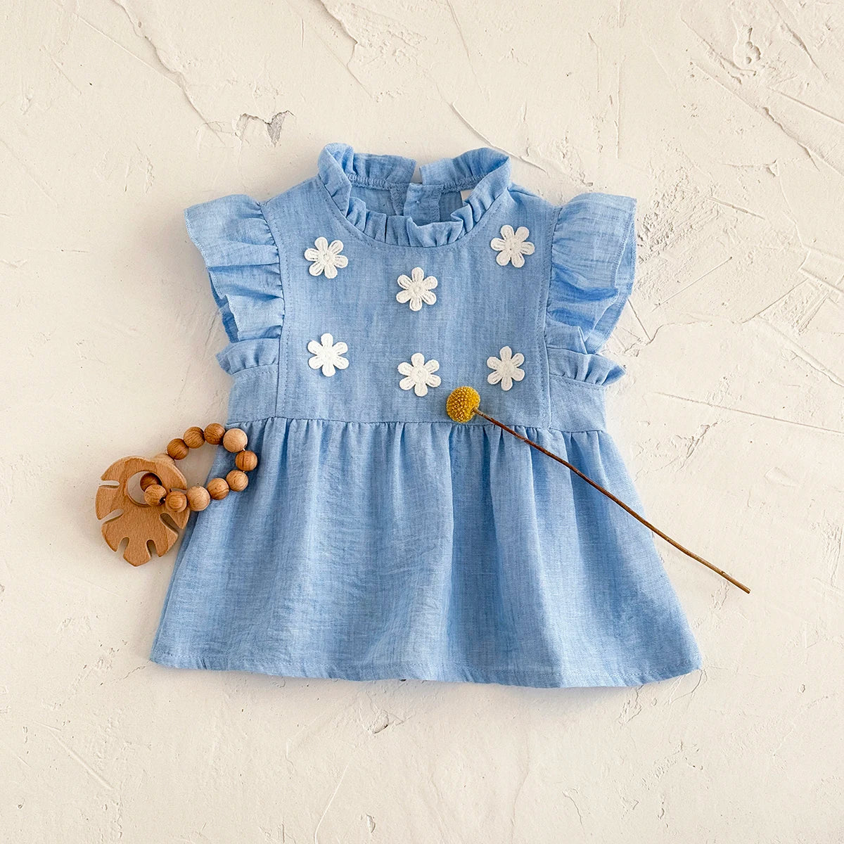 Floral Princess Dress – Baby Girl (6M–3T)