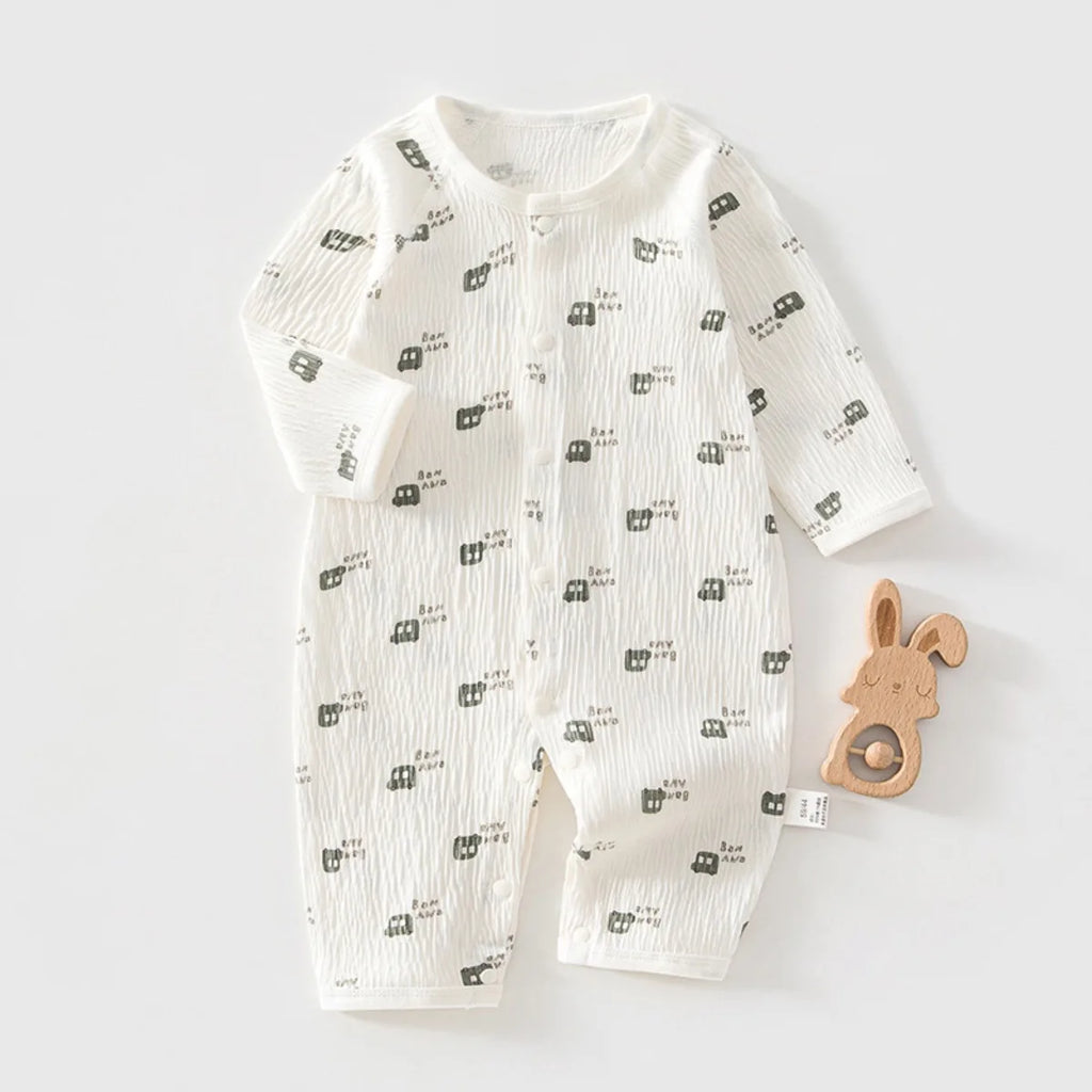 Pure Cotton Snap-Closure Onesie – Baby (3M–18M)