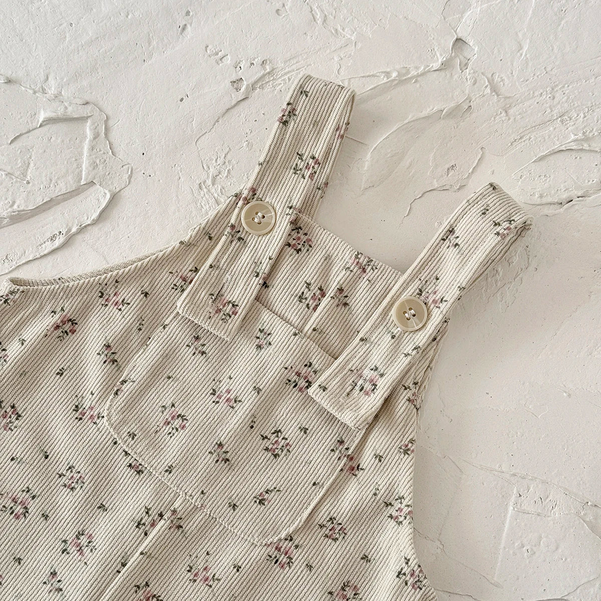 Floral Sleeveless Jumpsuit – Baby Girl (6M–3T)