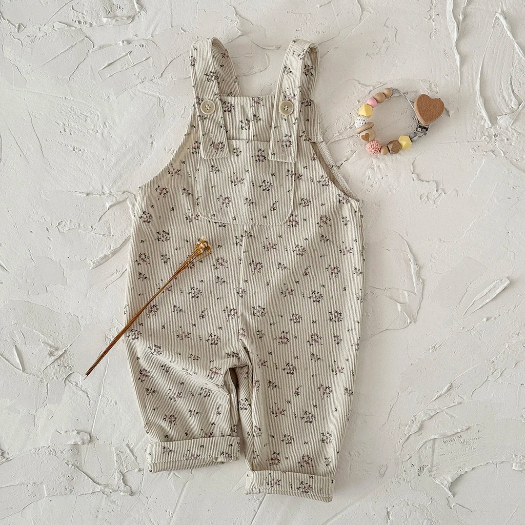 Floral Sleeveless Jumpsuit – Baby Girl (6M–3T)
