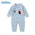 Knitted Long Sleeve Romper – Baby (3–18M)