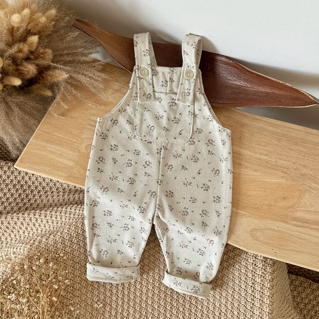 Floral Sleeveless Jumpsuit – Baby Girl (6M–3T)