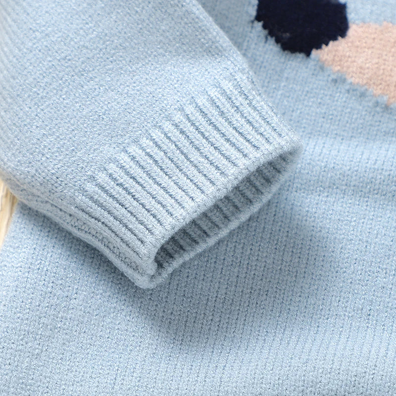 Knitted Long Sleeve Romper – Baby (3–18M)