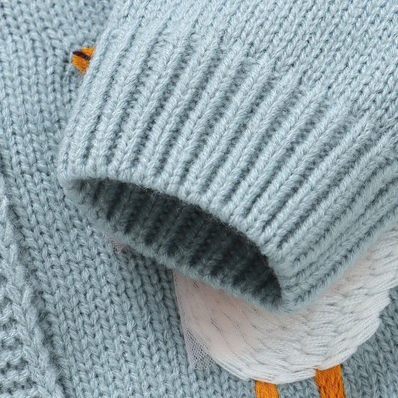 Knit Cardigan & Bonnet Set – Baby & Toddler (9M–3T)